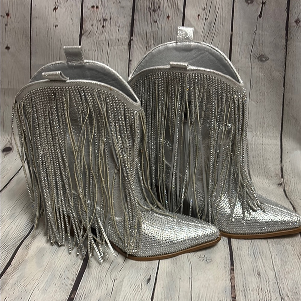 Ouepiano Western Fringe Boots